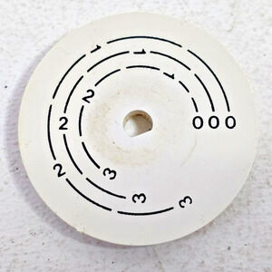 BIC 912 Via Series Turntable Replacement Calibration Indicator Disc